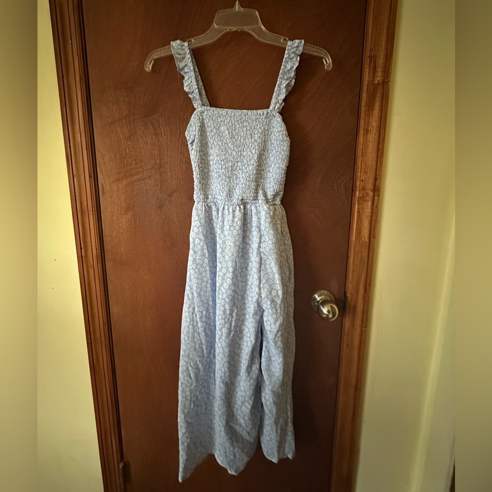 Abercrombie & Fitch Light Blue Smocked Dress